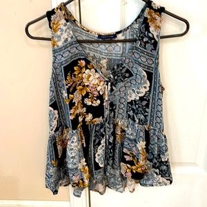 American Eagle Floral Tank